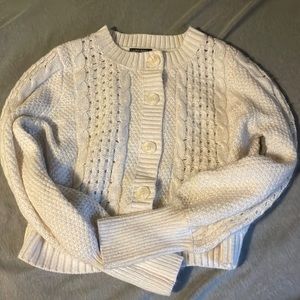 womens cropped cardigan